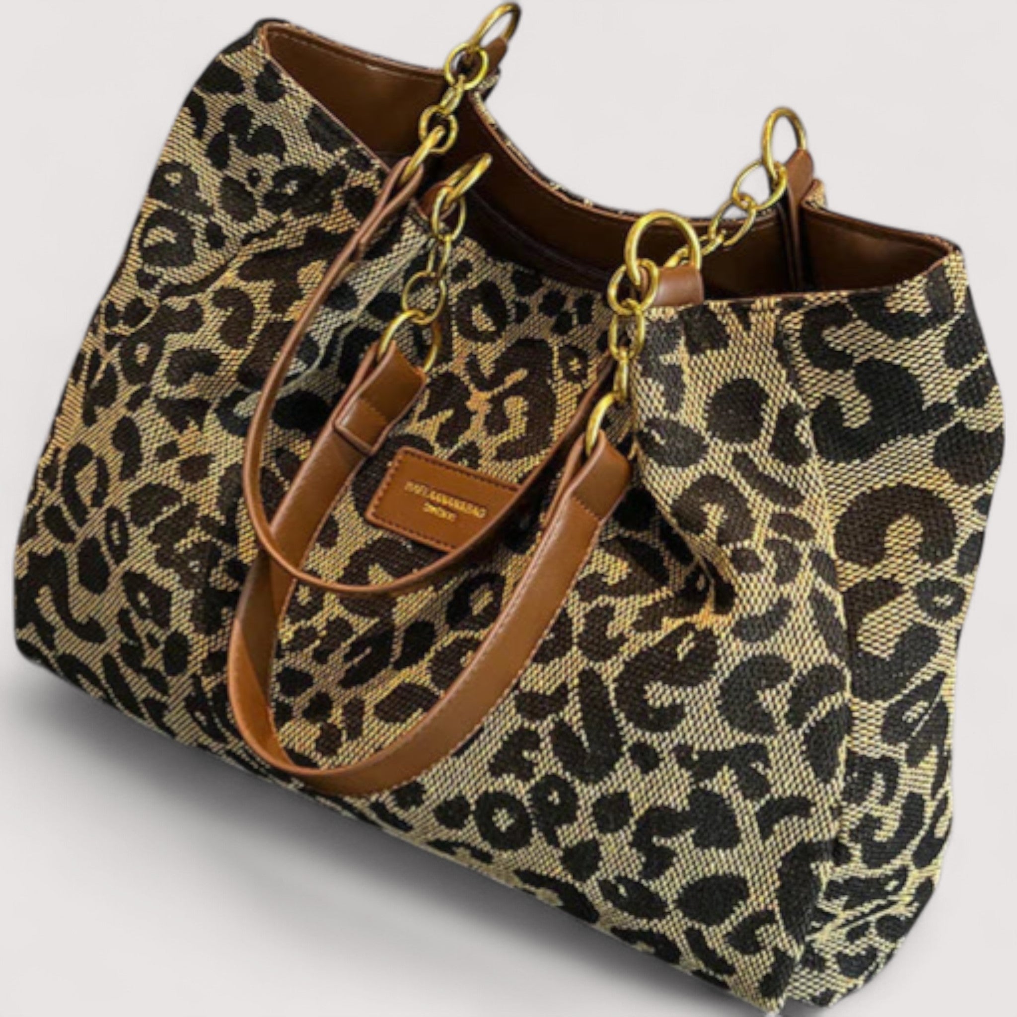 Edith | Standardní taška s leopardím vzorem – premium
