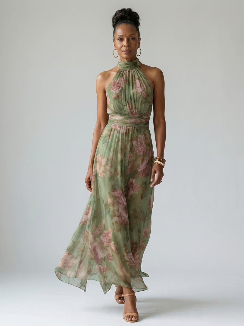 Mirelle | Midi Halter Šaty
