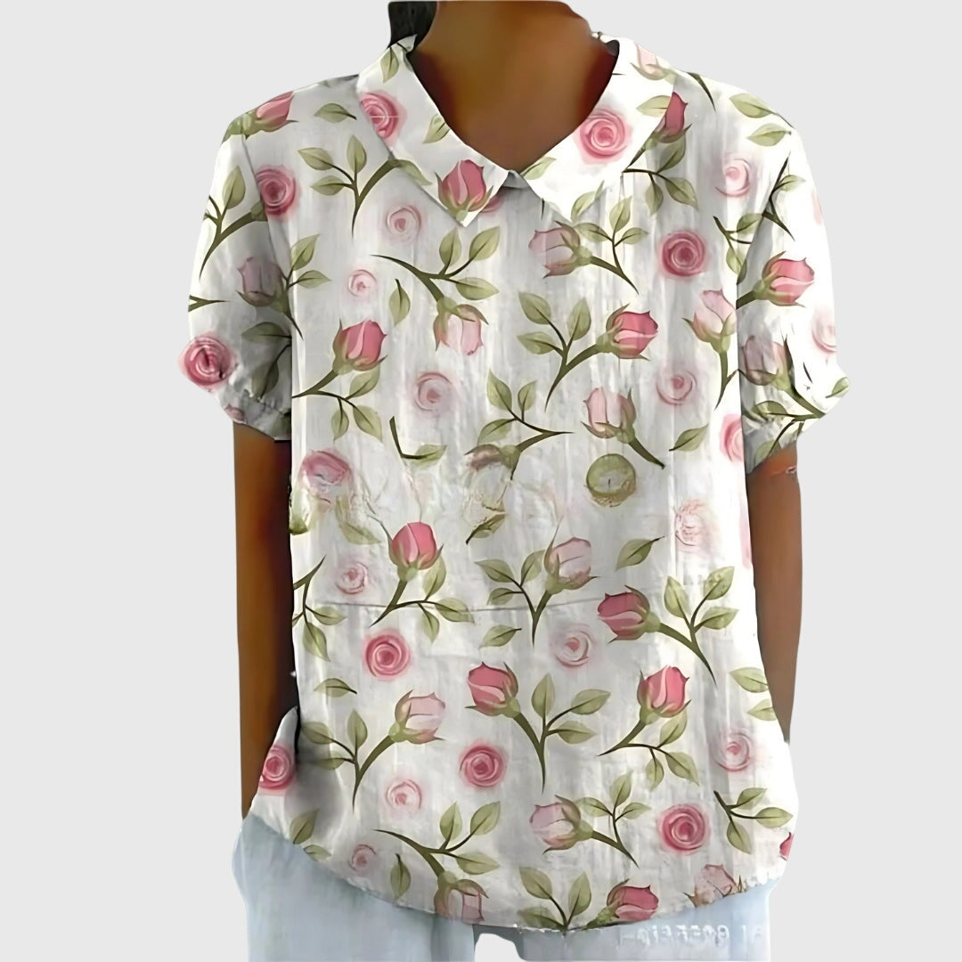 Alena | Květinová elegantní halenka