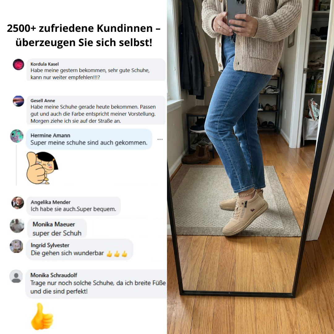 Mila | Komfortní Ortopedické Tenisky na Zip