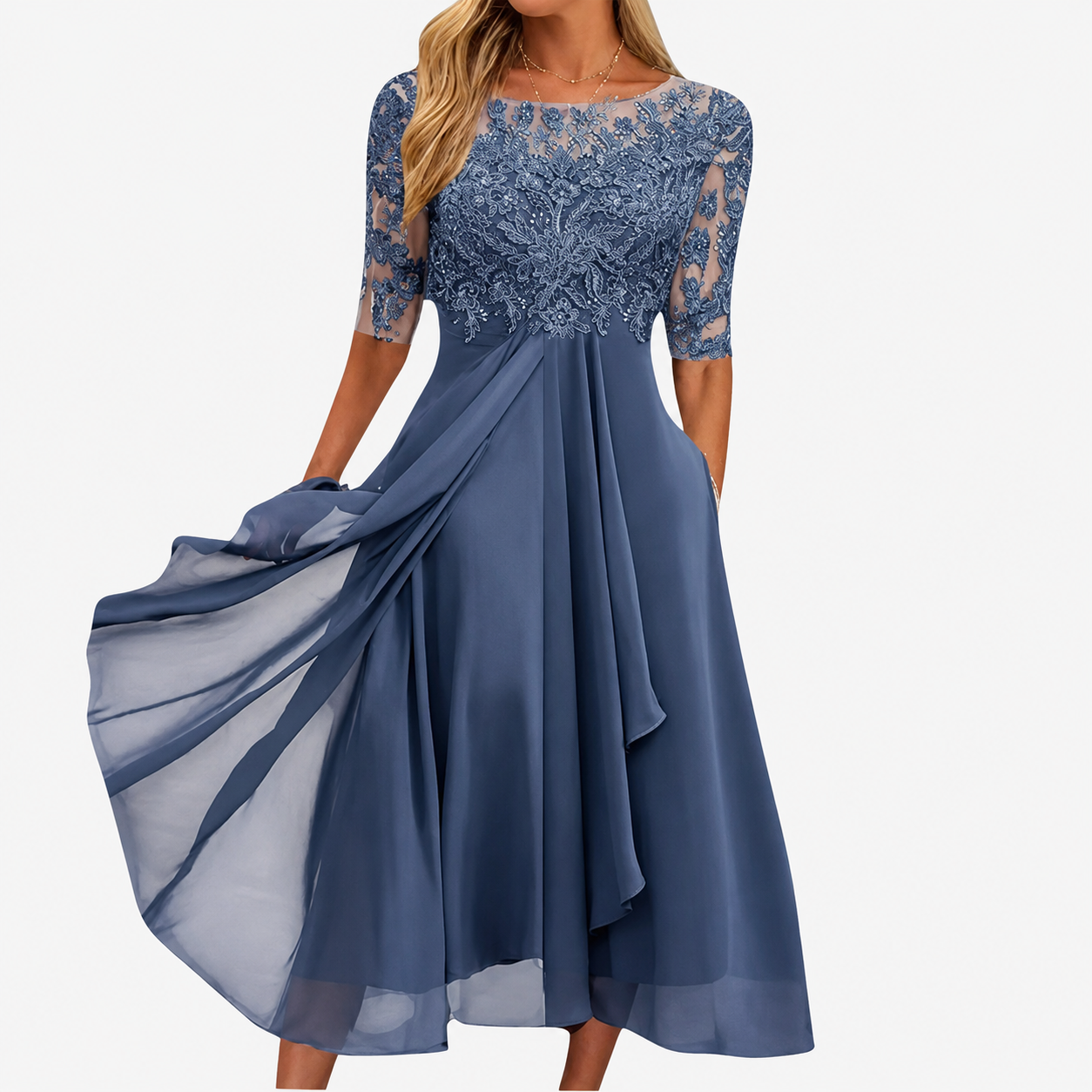 Rhonda | Elegantní krajková šaty