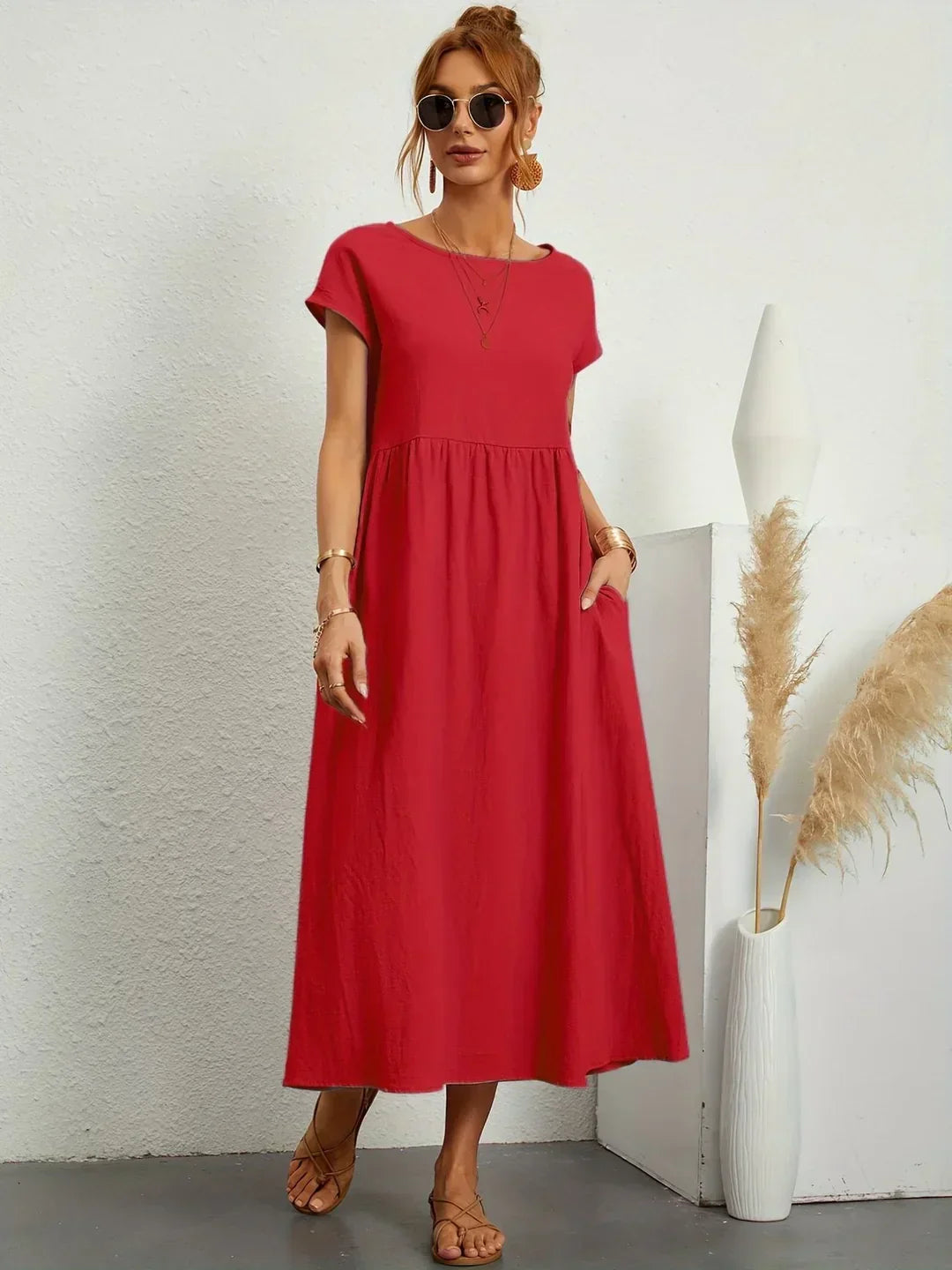 Jana™ — Midi šaty s nadčasovou elegancí