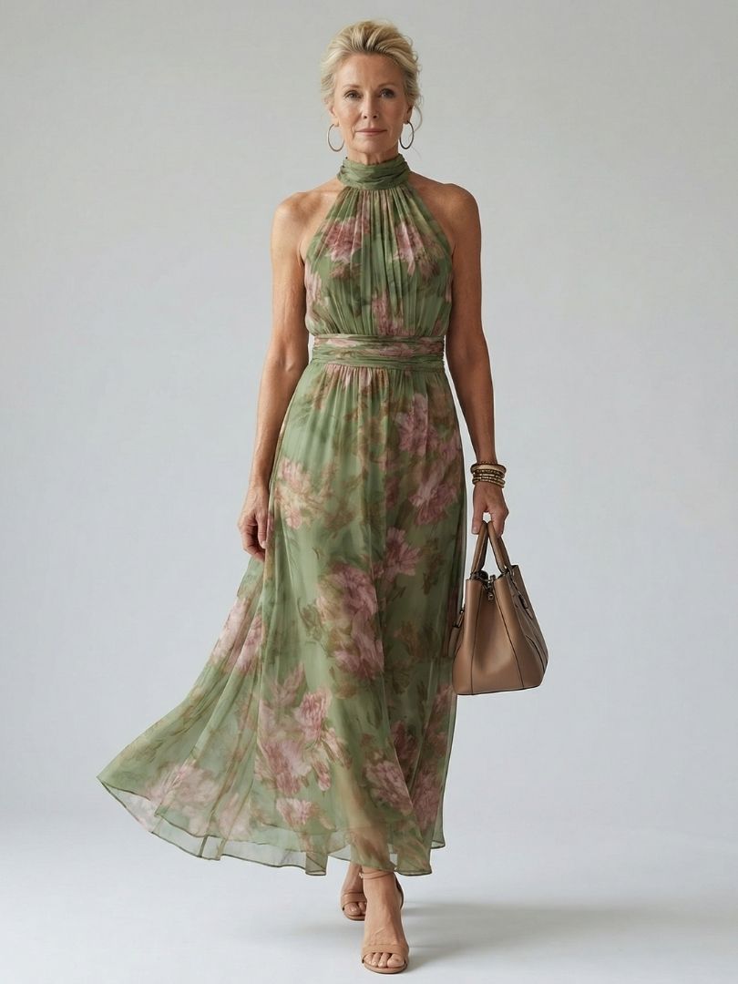 Mirelle | Midi Halter Šaty