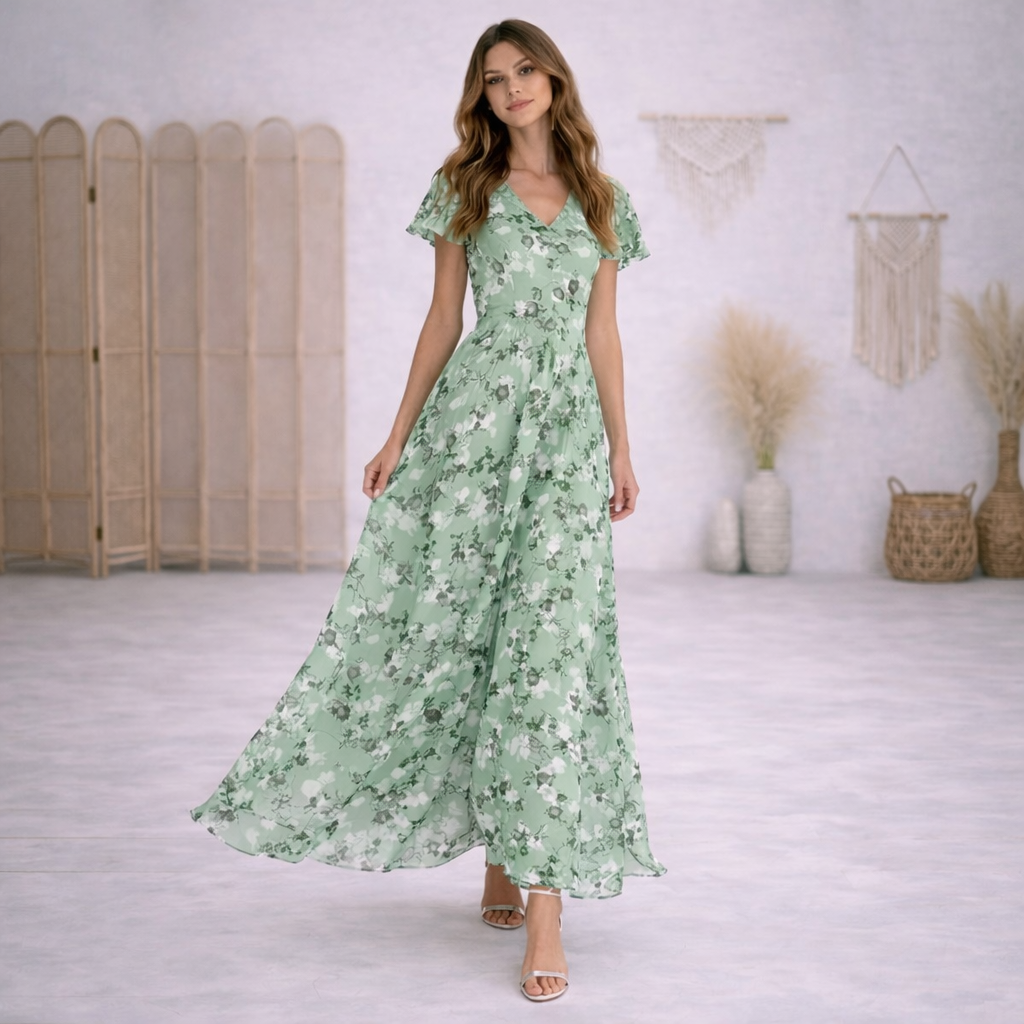 Seraphina – Elegantní šaty s lichotivým zakrytím oblasti bříška