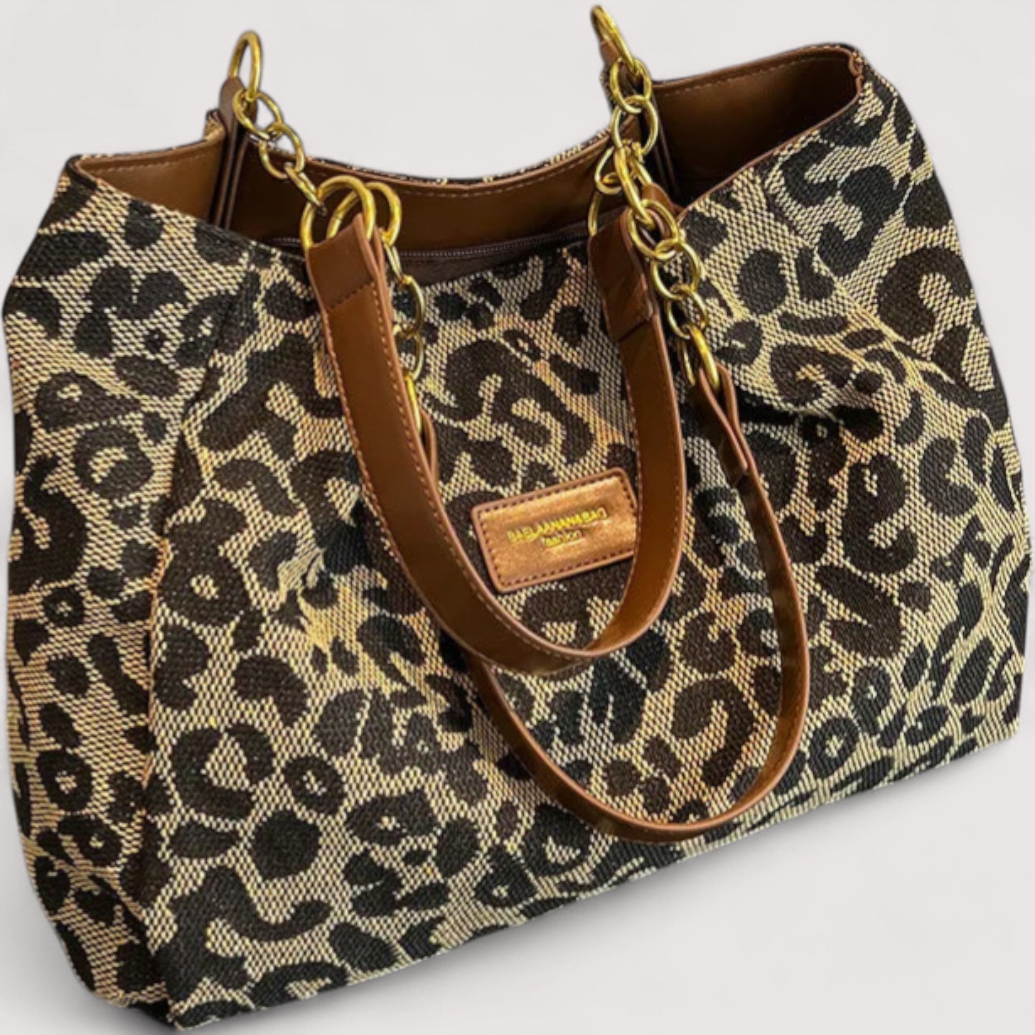 Edith | Standardní taška s leopardím vzorem – premium
