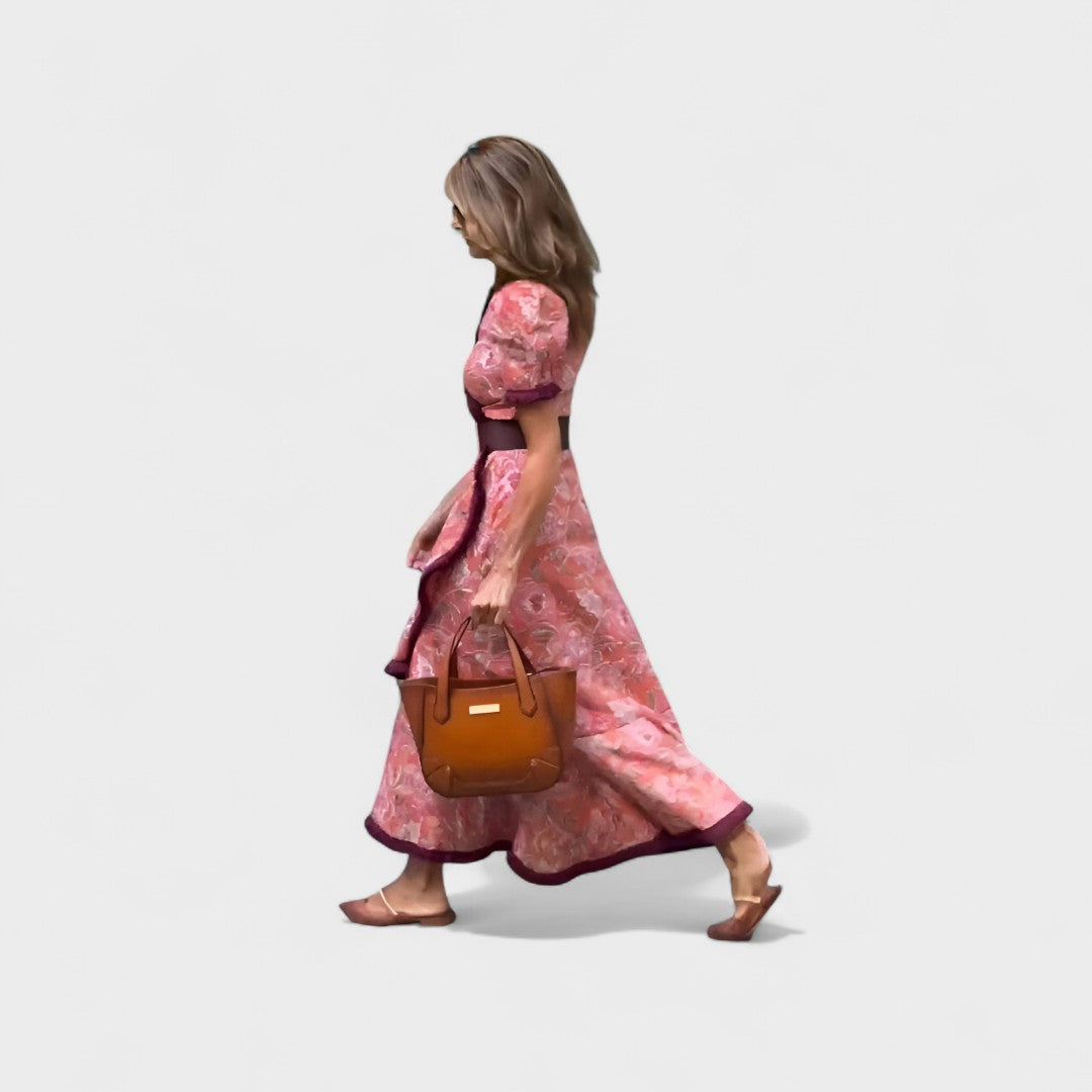 Ivana - Elegantní květinové šaty