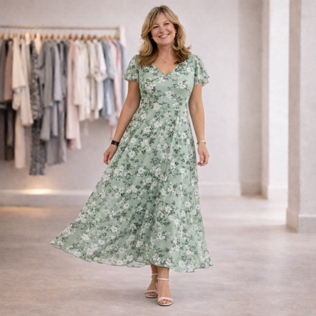 Seraphina – Elegantní šaty s lichotivým zakrytím oblasti bříška