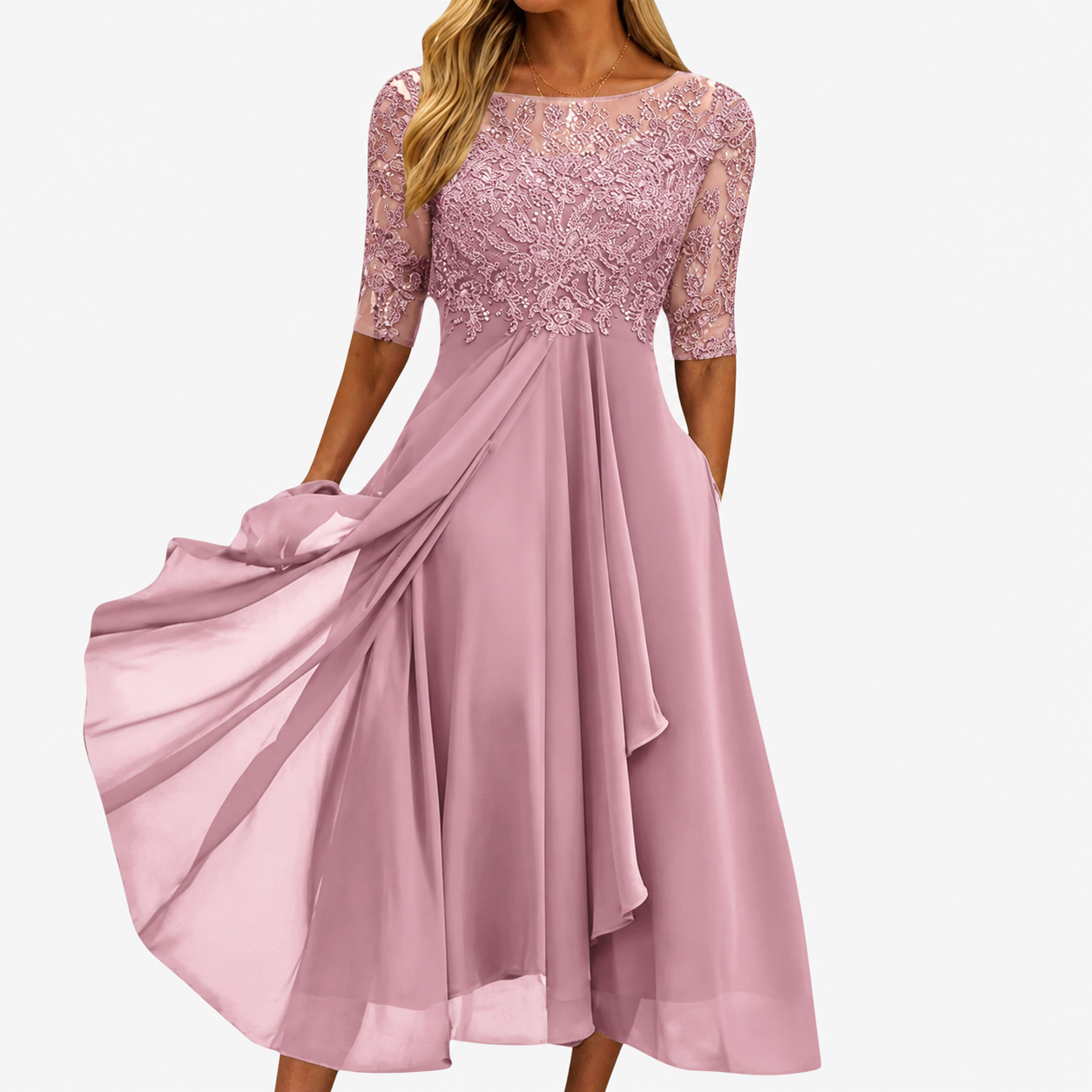 Rhonda | Elegantní krajková šaty
