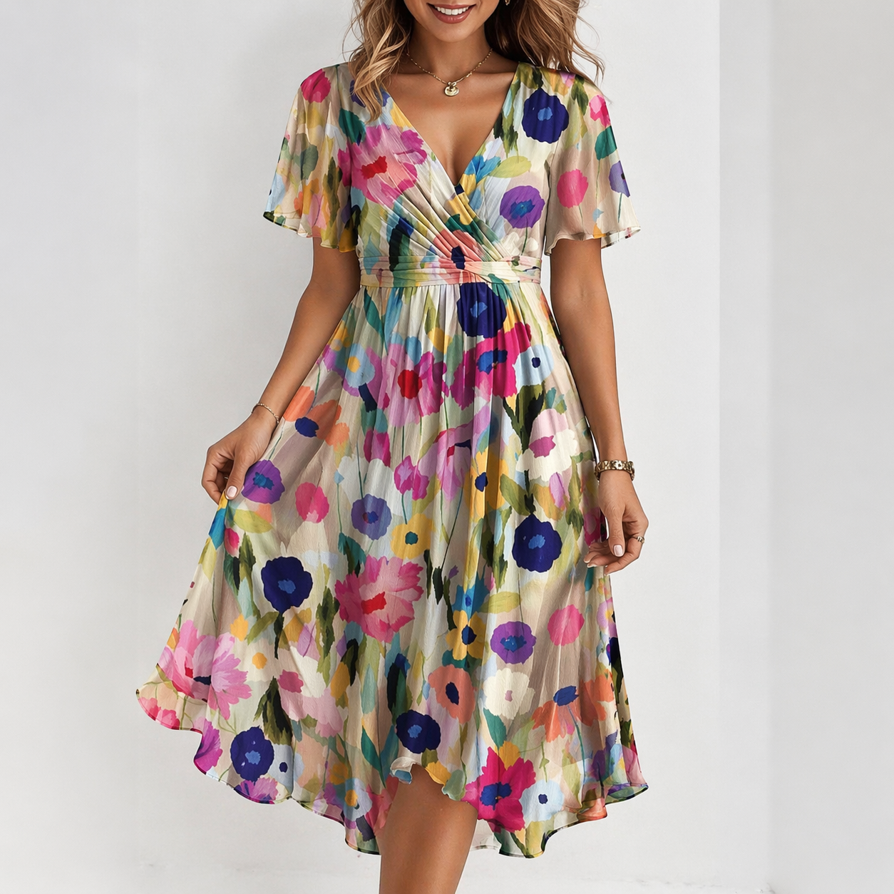 Naomie – Elegantní letní šaty.