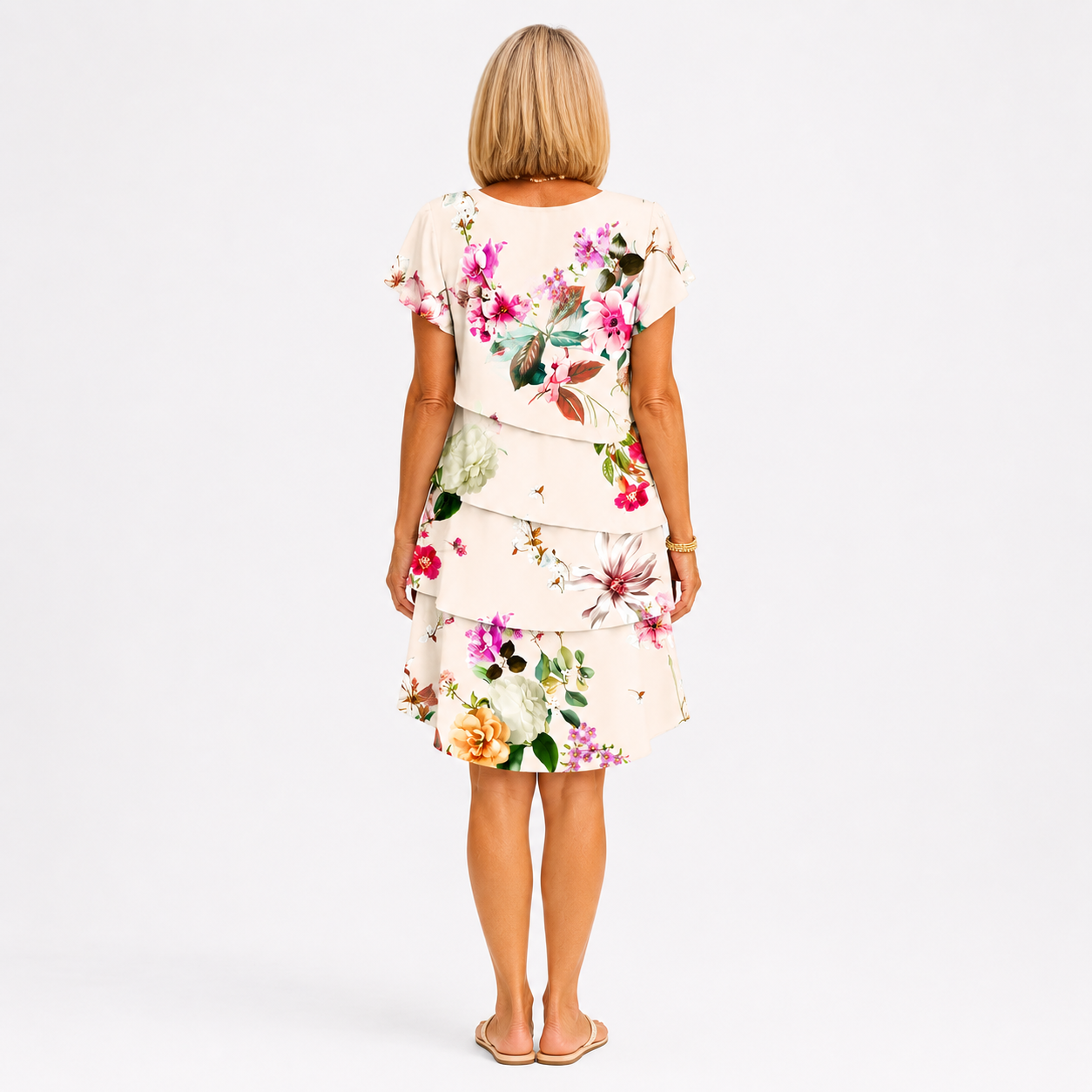 Adéla – Elegantní volná šaty s volány