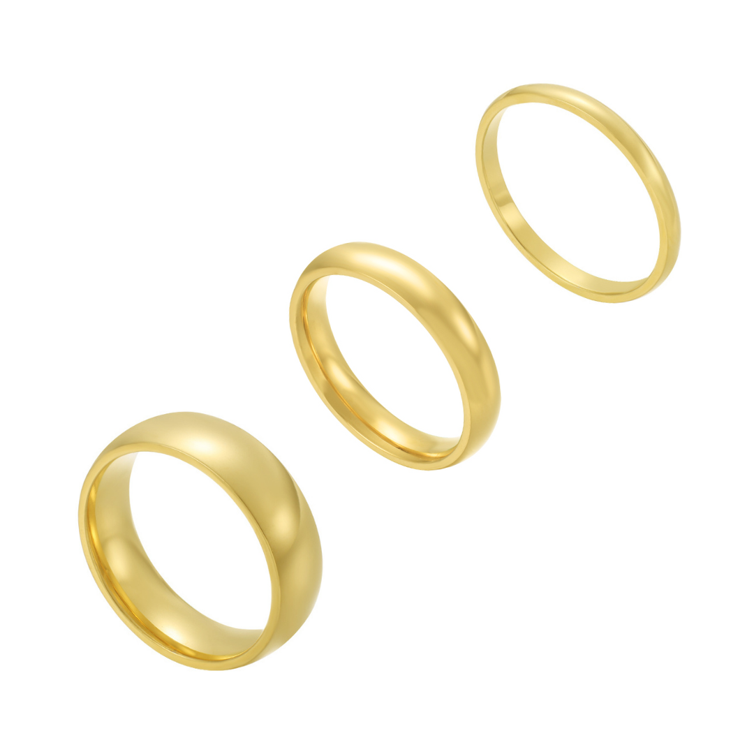 Adéla Elegantní Prsten Každodenní Minimalistické Nosení
