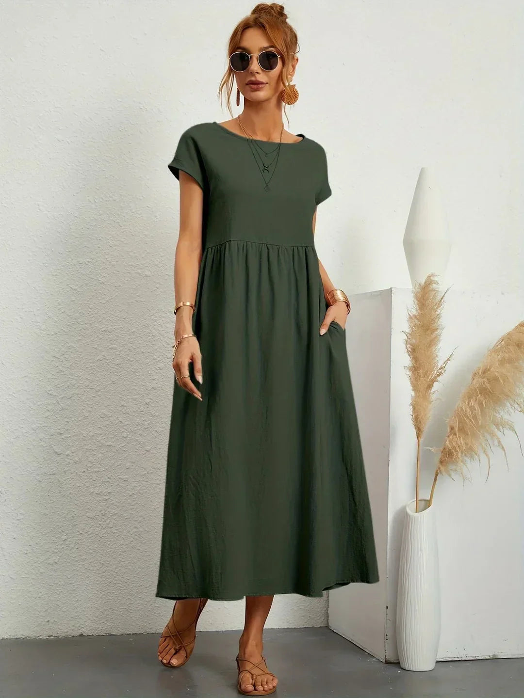 Jana™ — Midi šaty s nadčasovou elegancí