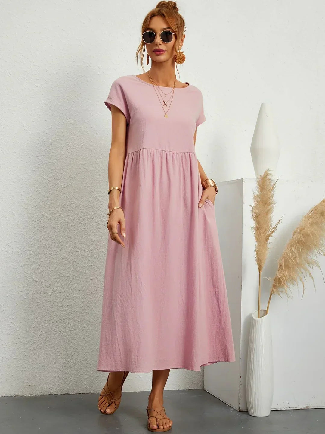 Jana™ — Midi šaty s nadčasovou elegancí