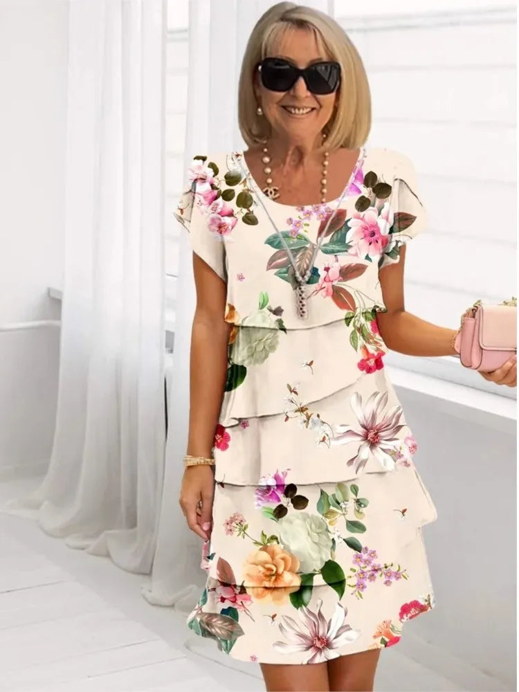 Camille – Elegantní volná šaty s volány