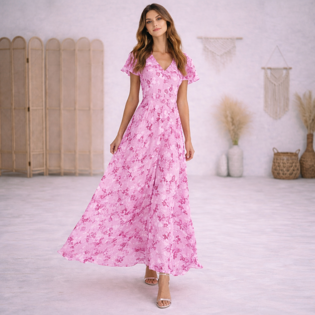 Seraphina – Elegantní šaty s lichotivým zakrytím oblasti bříška